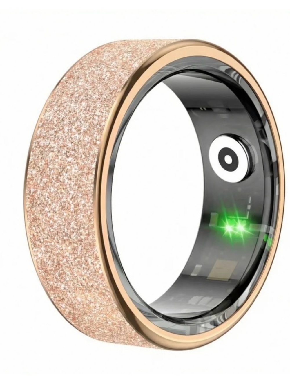 Oracle Glitter Rose Gold Smart Ring